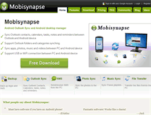 Tablet Screenshot of mobisynapse.com
